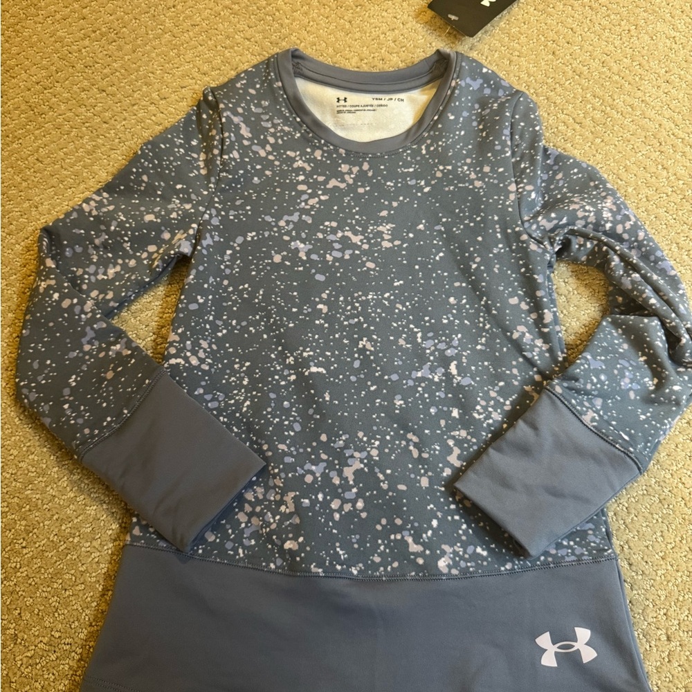 Under Armour Kids' Gray Long Sleeve Shirt